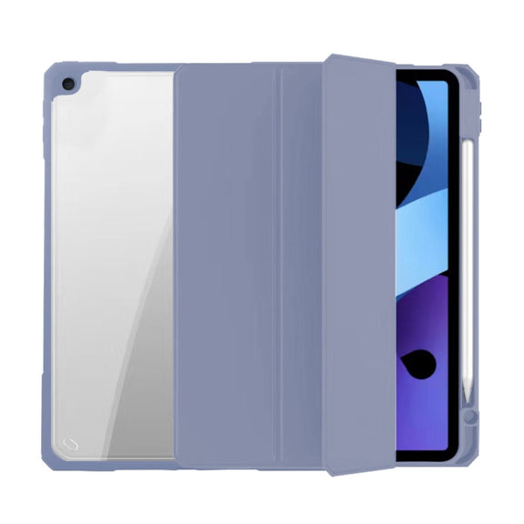Mutural Pinyue Series Smart Leather Tablet Case For iPad 9.7 2018 / 2017(Purple)
