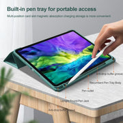 Mutural Pinyue Series Smart Leather Tablet Case For iPad 9.7 2018 / 2017(Black)