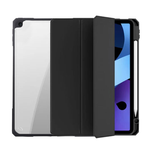 For iPad 10.2 2021 / 2020 / 2019 Mutural Pinyue Series Smart Leather Tablet Case(Black) - free shipping - PMC Jewellery - Order now!