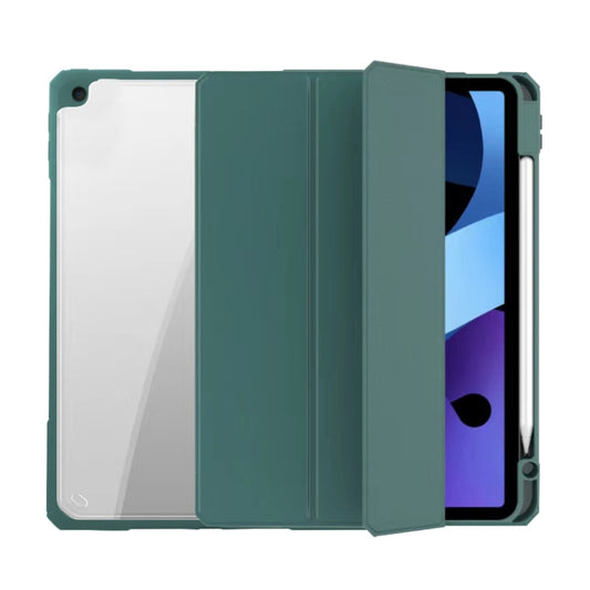 For iPad 10.2 2021 / 2020 / 2019 Mutural Pinyue Series Smart Leather Tablet Case(Green) - free shipping - PMC Jewellery - Order now!