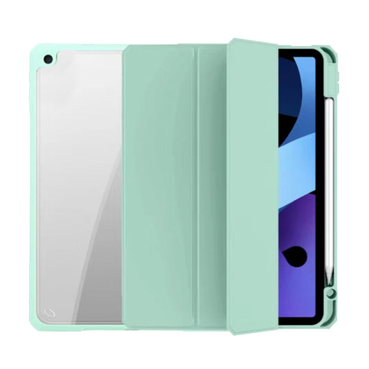 For iPad 10.2 2021 / 2020 / 2019 Mutural Pinyue Series Smart Leather Tablet Case(Mint Green) - free shipping - PMC Jewellery - Order now!