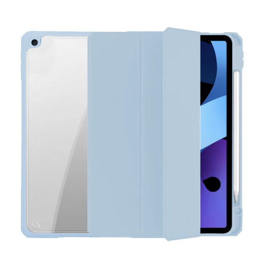 For iPad 10.2 2021 / 2020 / 2019 Mutural Pinyue Series Smart Leather Tablet Case(Sky Blue) - free shipping - PMC Jewellery - Order now!
