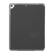 Mutural King Kong Series Deformation Holder Leather Tablet Case For iPad 9.7 2018 / 2017(Black)