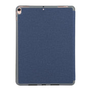 Mutural King Kong Series Deformation Holder Leather Tablet Case For iPad Pro 10.5 2019 / 2017(Blue)