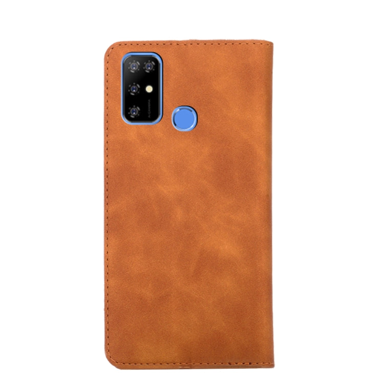 For DOOGEE X96 Pro Skin Feel Magnetic Horizontal Flip Leather Phone Case(Light Brown) - More Brand by PMC TechLife | Online Shopping South Africa | PMC TechLife | Buy Now Pay Later Mobicred