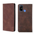 For DOOGEE X96 Pro Skin Feel Magnetic Horizontal Flip Leather Phone Case(Dark Brown) - More Brand by PMC TechLife | Online Shopping South Africa | PMC TechLife | Buy Now Pay Later Mobicred
