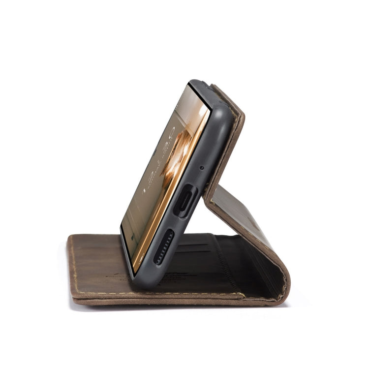 For Xiaomi 12/12X CaseMe 013 Multifunctional Horizontal Flip Leather Phone Case(Coffee) - free shipping - PMC Jewellery - Order now!