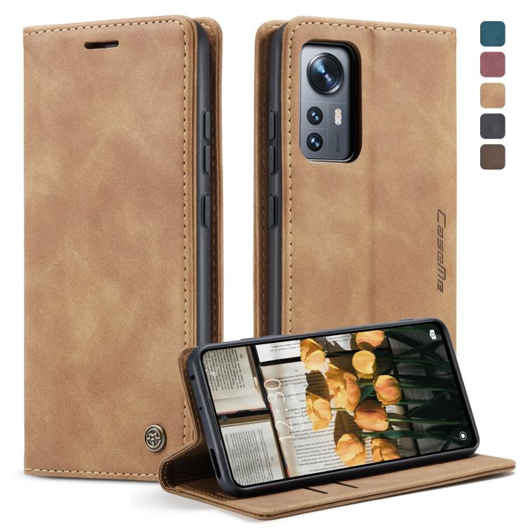 For Xiaomi 12/12X CaseMe 013 Multifunctional Horizontal Flip Leather Phone Case(Brown) - free shipping - PMC Jewellery - Order now!