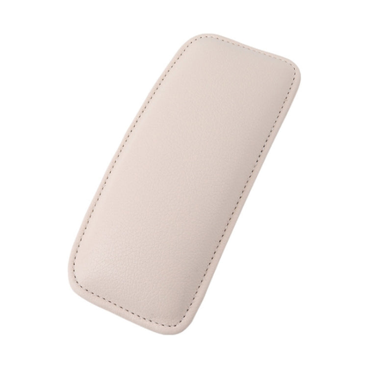 2 PCS Car Non-slip Soft Floor Protector Carpet Floor Mat Knee Bolster, Style:First Layer Cowhide(Apricot) - Floor Mats by PMC Jewellery | Online Shopping South Africa | PMC Jewellery | Buy Now Pay Later Mobicred
