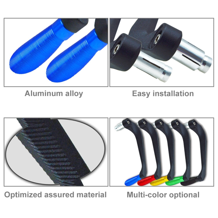 2 PCS Motorcycle Modification Accessories Striped Horn Shape Gear Brake Clutch Handbrake(Blue) - free shipping - PMC TechLife - Order now!