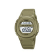 SKMEI 1821 Stainless Steel Buckle Silicone Strap Electronic Watch(Khaki) - free shipping - PMC TechLife - Order now!
