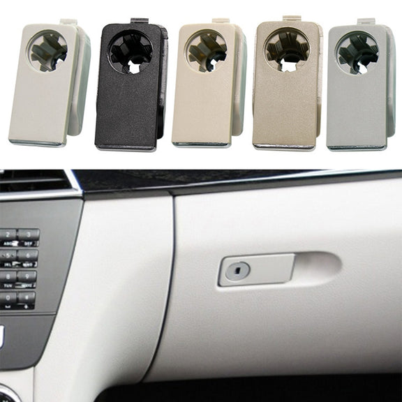 Car Glove Box Handle Switch for Mercedes-Benz W212 2008-2014, Left Driving(Grey White)