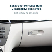 Car Glove Box Handle Switch for Mercedes-Benz W212 2008-2014, Left Driving(Grey White)
