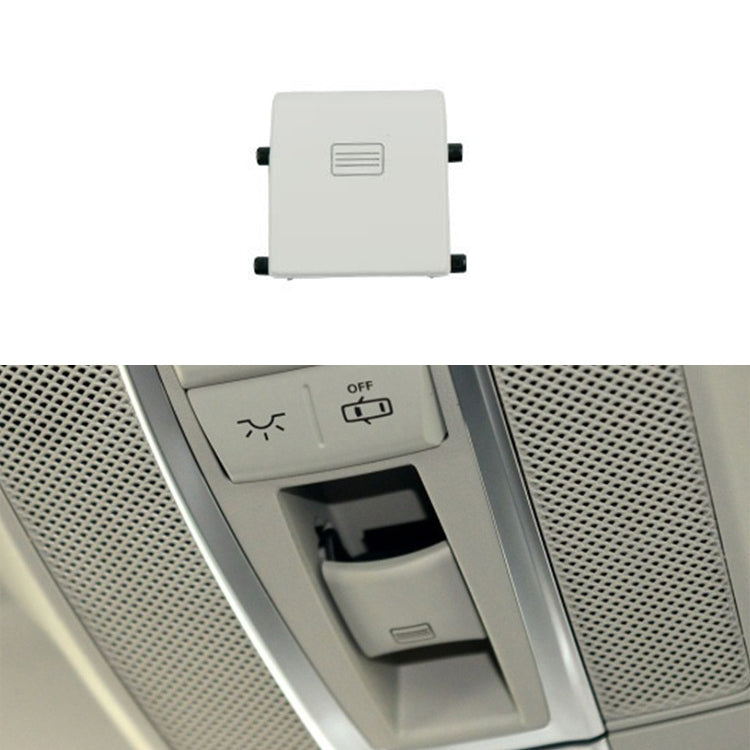 Car Dome Light Button Sunroof Window Switch Button for Mercedes-Benz W166 / W292 2012-, Left Driving, Style:Flat(Grey White) - Car Switches by PMC TechLife | Online Shopping South Africa | PMC TechLife | Buy Now Pay Later Mobicred