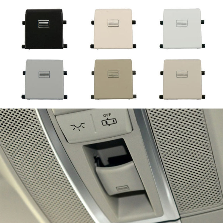Car Dome Light Button Sunroof Window Switch Button for Mercedes-Benz W166 / W292 2012-, Left Driving, Style:Flat(Porcelain White) - Car Switches by PMC TechLife | Online Shopping South Africa | PMC TechLife | Buy Now Pay Later Mobicred