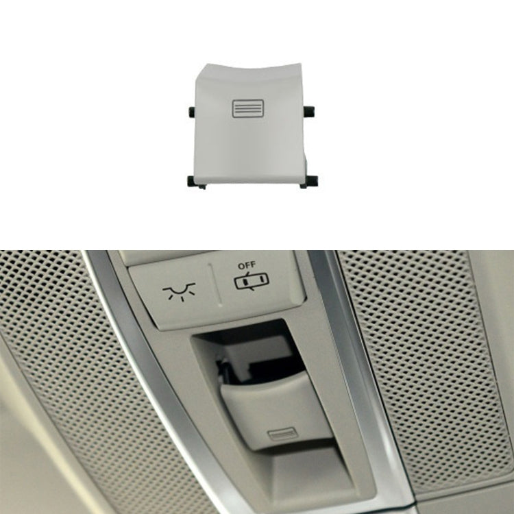 Car Dome Light Button Sunroof Window Switch Button for Mercedes-Benz W166 / W292 2012-, Left Driving, Style:Convex(Grey White) - Car Switches by PMC TechLife | Online Shopping South Africa | PMC TechLife | Buy Now Pay Later Mobicred