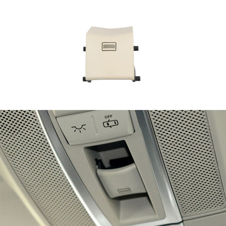 Car Dome Light Button Sunroof Window Switch Button for Mercedes-Benz W166 / W292 2012-, Left Driving, Style:Convex(Porcelain White) - Car Switches by PMC TechLife | Online Shopping South Africa | PMC TechLife | Buy Now Pay Later Mobicred
