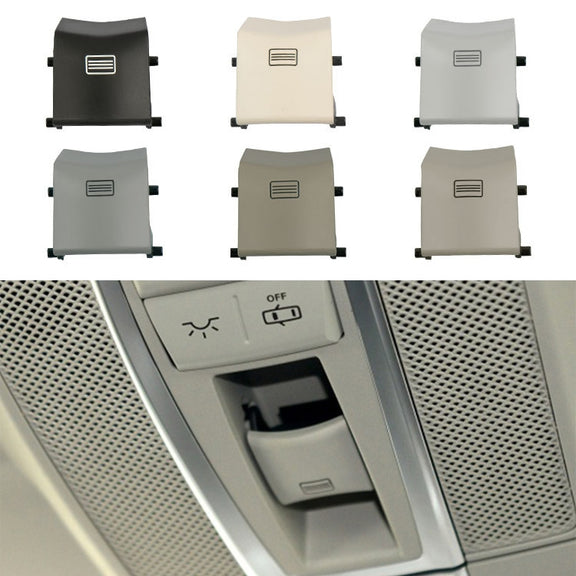 Car Dome Light Button Sunroof Window Switch Button for Mercedes-Benz W166 / W292 2012-, Left Driving, Style:Convex(Grey)