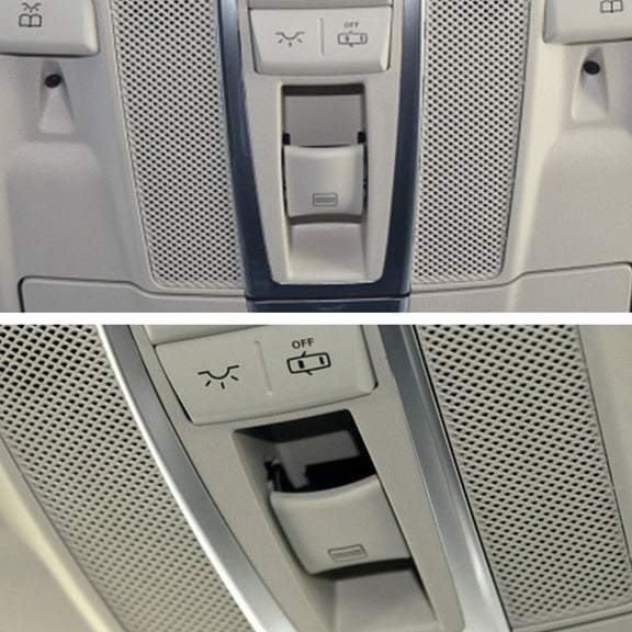 Car Dome Light Button Sunroof Window Switch Button for Mercedes-Benz W166 / W292 2012-, Left Driving, Style:Convex(Grey White)
