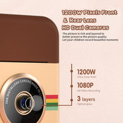No Memory Card CP08 2.4 inch IPS HD Screen Children Instant Camera