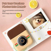 With 16GB Memory Card CP08 2.4 inch IPS HD Screen Children Instant Camera