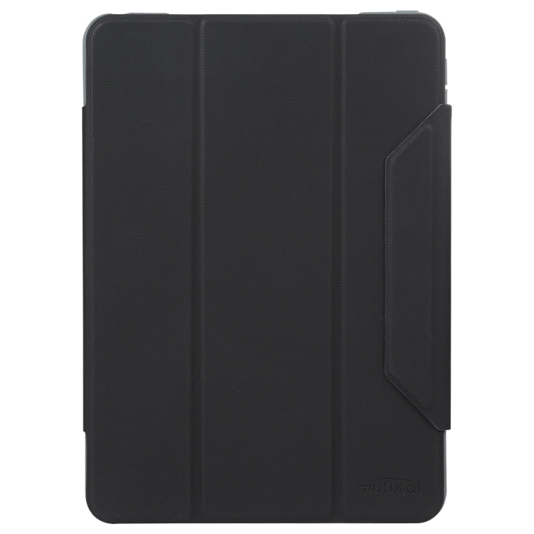 For iPad 10.2 / iPad Pro 10.5 Mutural Yagao Series PC Horizontal Flip Leather Tablet Case(Black)