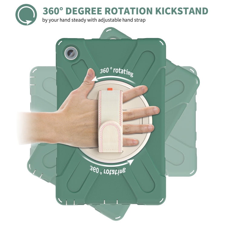 For Lenovo Tab M10 Plus 10.6 3rd Gen 2022 Silicone + PC Protective Tablet Case(Emerald Green) - Lenovo by PMC TechLife | Online Shopping South Africa | PMC TechLife | Buy Now Pay Later Mobicred