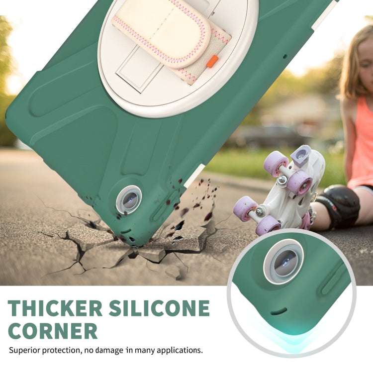 For Lenovo Tab M10 Plus 10.6 3rd Gen 2022 Silicone + PC Protective Tablet Case(Emerald Green) - Lenovo by PMC TechLife | Online Shopping South Africa | PMC TechLife | Buy Now Pay Later Mobicred