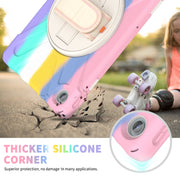 For Lenovo Tab M10 Plus 10.6 3rd Gen 2022 Silicone + PC Protective Tablet Case(Colorful Pink)