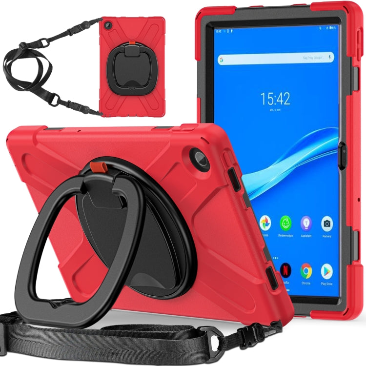 For Lenovo Tab M10 Plus 10.6 3rd Gen 2022 Silicone + PC Protective Tablet Case(Red) - Lenovo by PMC TechLife | Online Shopping South Africa | PMC TechLife | Buy Now Pay Later Mobicred