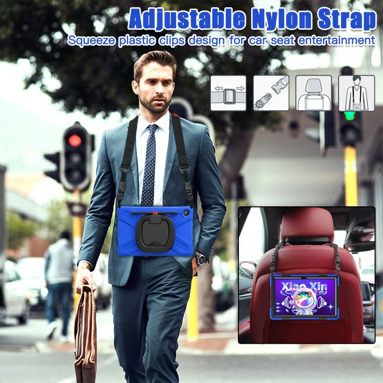 For Lenovo Tab M10 Plus 10.6 3rd Gen 2022 Silicone + PC Protective Tablet Case(Blue) - Lenovo by PMC TechLife | Online Shopping South Africa | PMC TechLife | Buy Now Pay Later Mobicred