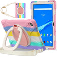For Lenovo Tab M10 Plus 10.6 3rd Gen 2022 Silicone + PC Protective Tablet Case(Colorful Pink) - Lenovo by PMC TechLife | Online Shopping South Africa | PMC TechLife | Buy Now Pay Later Mobicred