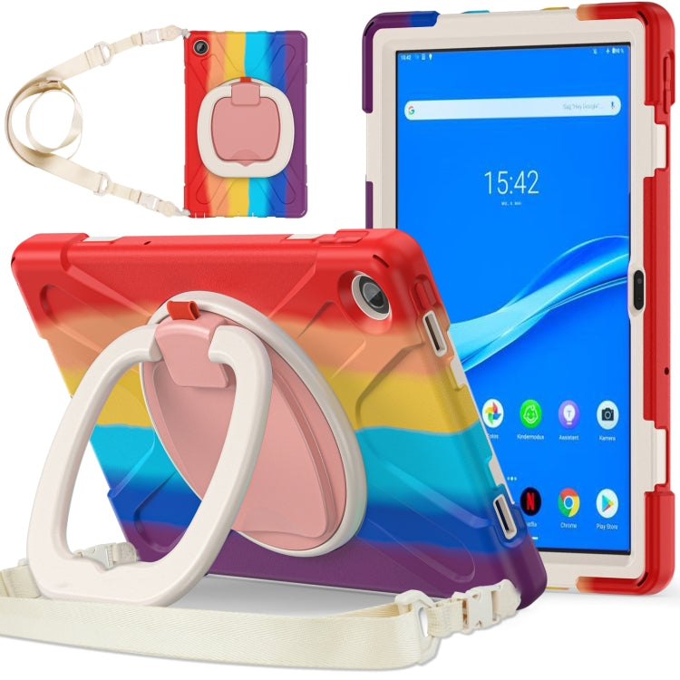 For Lenovo Tab M10 Plus 10.6 3rd Gen 2022 Silicone + PC Protective Tablet Case(Colorful Red) - Lenovo by PMC TechLife | Online Shopping South Africa | PMC TechLife | Buy Now Pay Later Mobicred