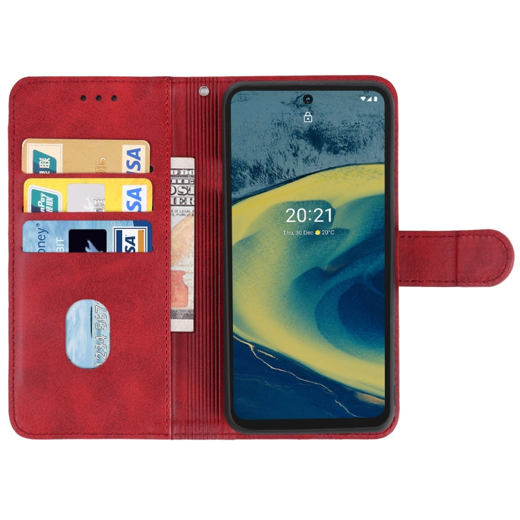 For Nokia XR20 Leather Phone Case(Red) - free shipping - PMC TechLife - Order now!