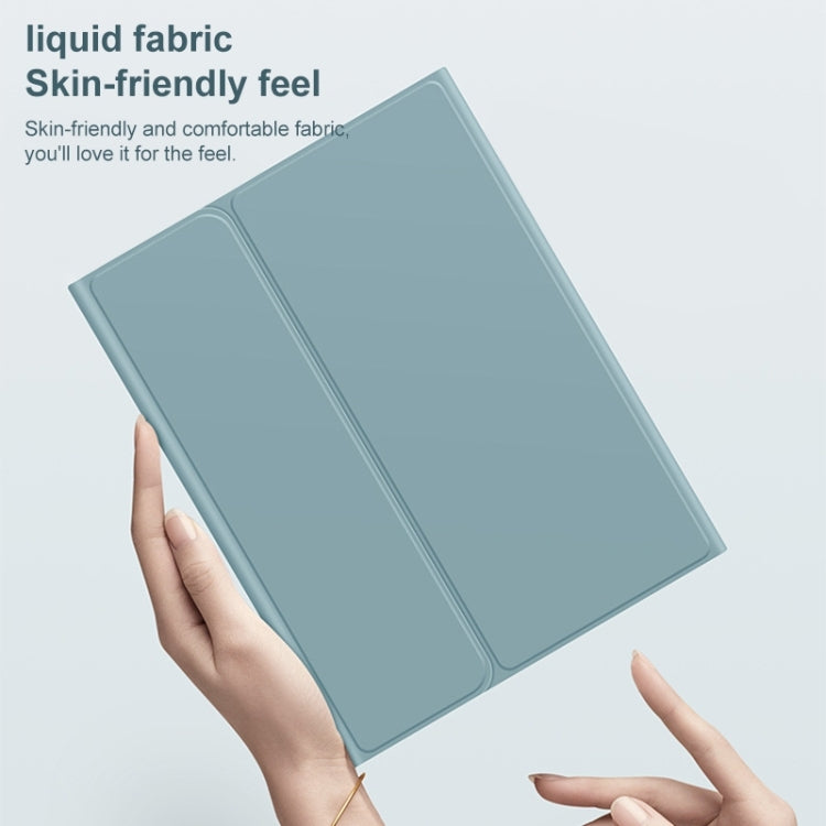 Round Cap Bluetooth Keyboard Leather Case with Pen Slot & Touchpad For Samsung Galaxy Tab S7(Yellow) - Samsung Keyboard by PMC TechLife | Online Shopping South Africa | PMC TechLife