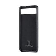 For Google Pixel 6A DG.MING M1 Series 3-Fold Multi Card Wallet + Magnetic Phone Case(Brown)
