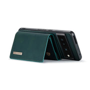 For Google Pixel 7 Pro 5G DG.MING M1 Series 3-Fold Multi Card Wallet + Magnetic Phone Case(Green)