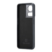 For OnePlus Ace/10R DG.MING M1 Series 3-Fold Multi Card Wallet + Magnetic Phone Case(Coffee)