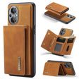 For OnePlus Nord N20 5G DG.MING M1 Series 3-Fold Multi Card Wallet + Magnetic Phone Case(Brown) - OnePlus Cases by DG.MING | Online Shopping South Africa | PMC TechLife | Buy Now Pay Later Mobicred