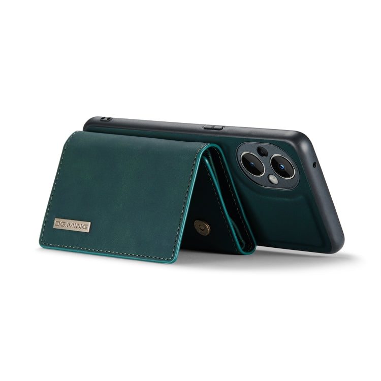 For OnePlus Nord N20 5G DG.MING M1 Series 3-Fold Multi Card Wallet + Magnetic Phone Case(Green) - OnePlus Cases by DG.MING | Online Shopping South Africa | PMC TechLife | Buy Now Pay Later Mobicred
