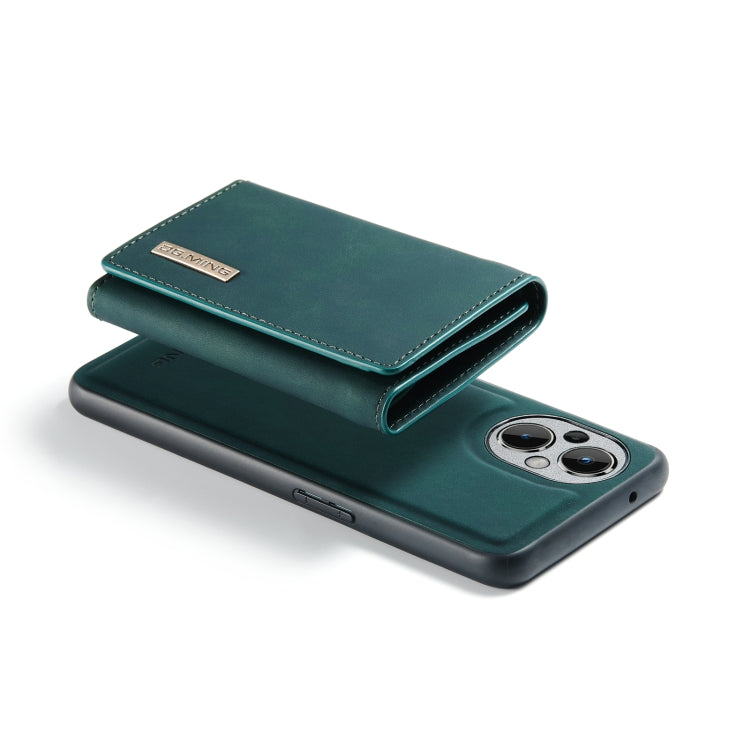 For OnePlus Nord N20 5G DG.MING M1 Series 3-Fold Multi Card Wallet + Magnetic Phone Case(Green) - OnePlus Cases by DG.MING | Online Shopping South Africa | PMC TechLife | Buy Now Pay Later Mobicred