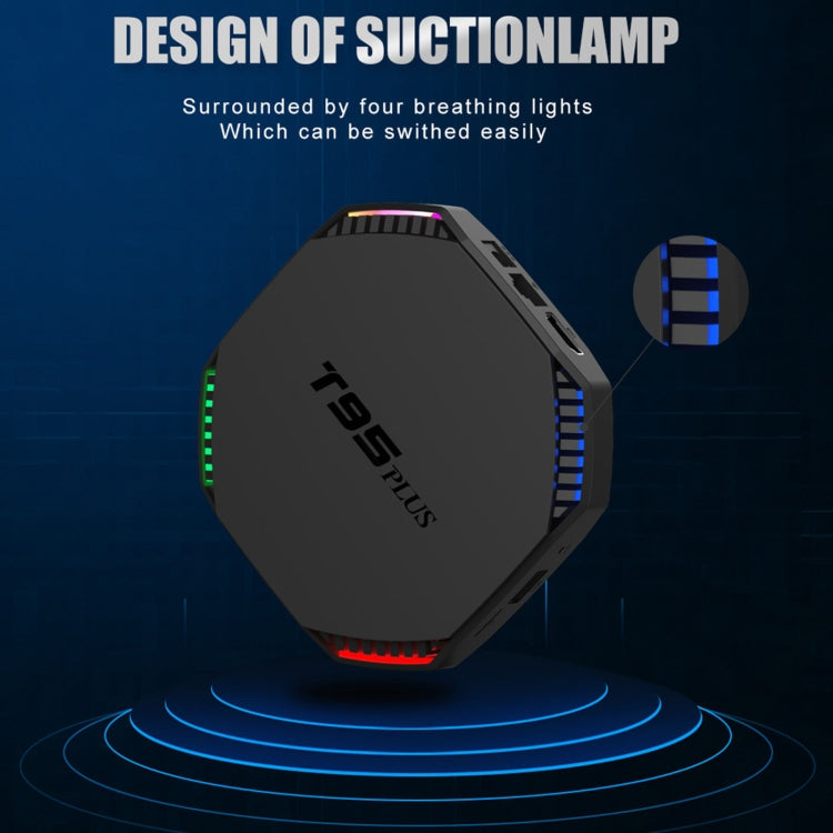 T95 Plus RK3566 Dual Wifi Bluetooth Smart TV Set Top Box, 8GB+64GB(AU Plug)