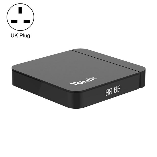 Tanix W2 Amlogic S905 Quad Core Smart TV Set Top Box, RAM:2G+16G(UK Plug)