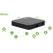 Tanix W2 Amlogic S905 Quad Core Smart TV Set Top Box, RAM:2G+16G(US Plug)
