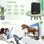 Tanix W2 Amlogic S905 Quad Core Smart TV Set Top Box, RAM:2G+16G With Dual Wifi/BT(US Plug)