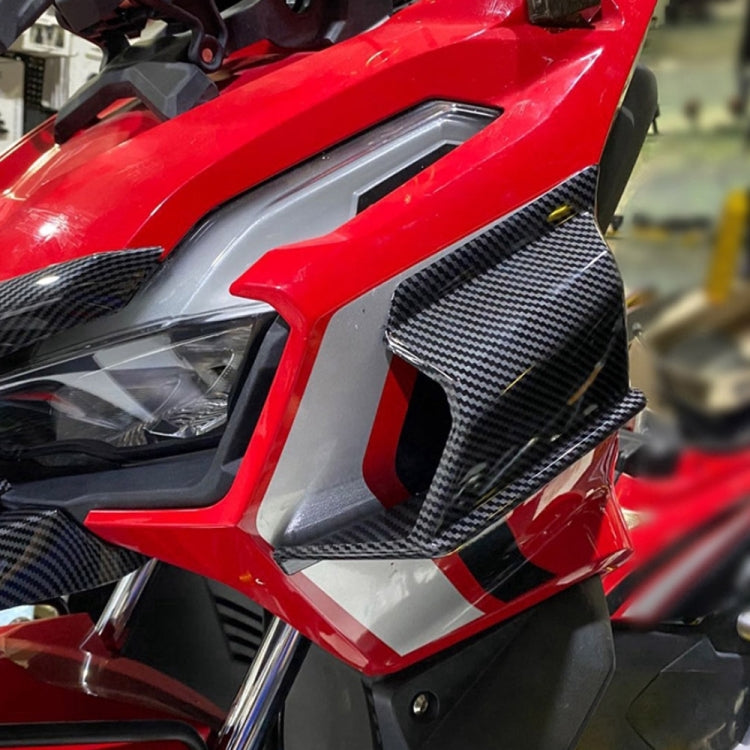 Motorcycle Winglet Aerodynamic Wing Kit Spoiler for Honda ADV150 2019-2020(Black) - Ornamental Parts by PMC TechLife | Online Shopping South Africa | PMC TechLife | Buy Now Pay Later Mobicred