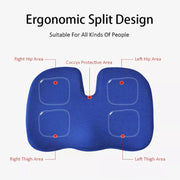 Soft U-shaped cushion Ergonomic Seat, Model:Mesh Style(Brown)