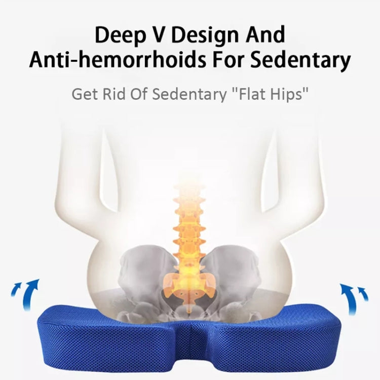 Soft U-shaped cushion Ergonomic Seat, Model:Mesh Style(Black) - Cushions & Pillows by PMC Jewellery | Online Shopping South Africa | PMC Jewellery | Buy Now Pay Later Mobicred