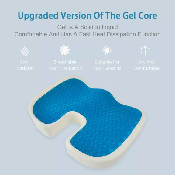 Soft U-shaped cushion Ergonomic Seat, Model:Mesh Style(Purple)