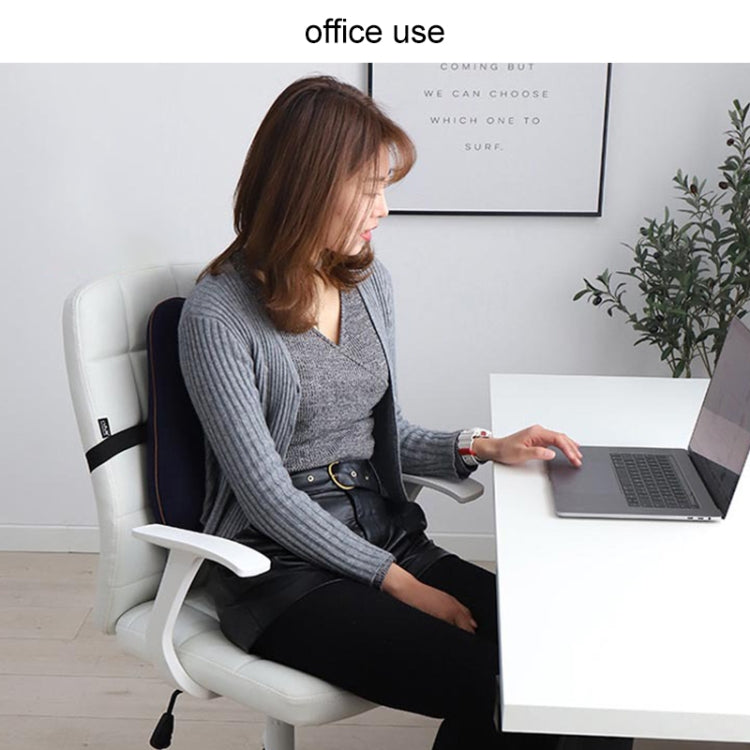 Office Memory Foam Cushion Lumbar Support Cushion(Rose Red) - Cushions & Pillows by PMC TechLife | Online Shopping South Africa | PMC TechLife | Buy Now Pay Later Mobicred